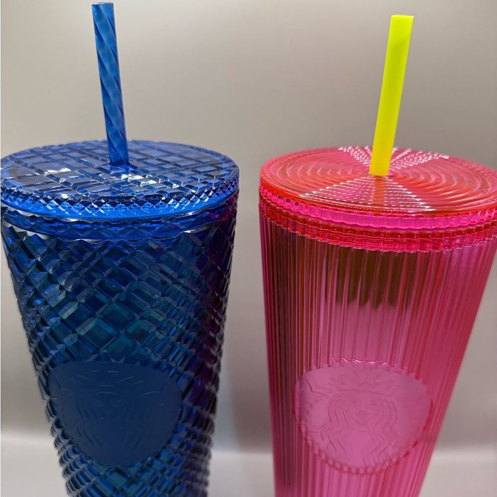 Starbucks Collectors Tumbler/Cup Set of 2